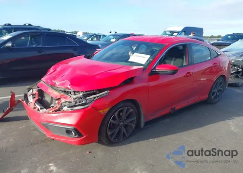 2020 Honda Civic Sport z USA, uszkodzony, nr VIN 2HGFC2F88LH580822
